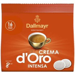 Dallmayr 428016007 Kaffeepad Crema d'Oro Intensa 16 St./Pack.
