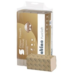 Satino by WEPA 277540 Handtuchpapier PureSoft V-Falz 2lg 4.000 Bl./Pack.