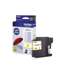 Brother LC225XLY Tintenpatrone 1.200Seiten gelb 