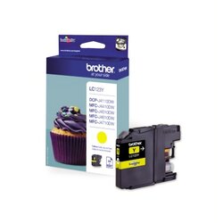 Brother LC123Y Tintenpatrone 600Seiten gelb 
