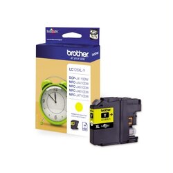 Brother LC125XLY Tintenpatrone 1.200Seiten gelb 