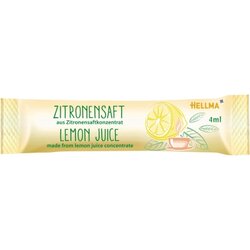 Hellma 60122600 Zitronensaft 4ml 100 St./Pack. 