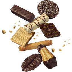 Delacre 60101033 Gebäckmischung Treasure 8Sorten 110 St./Pack.