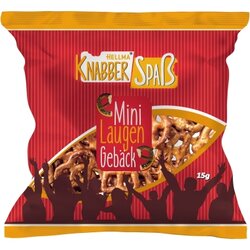 Hellma 70101516 Gebäck Mini Laugengebäck 15g 70 St./Pack.