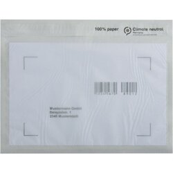 Neutralware 327058300 Begleitpapiertasche C6 175x135mm o.Druck 250St