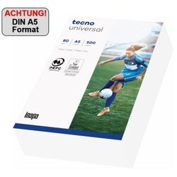 tecno 2100011541 Kopierpapier Universal A5 500 Bl./Pack.