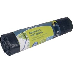 Secolan H1324 Müllbeutel 120l Zugband sw 10St.