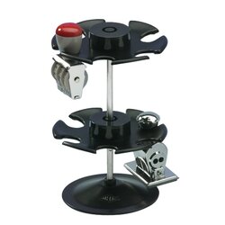 WEDO® 641201 Stempelträger 12 Stempel rund sw