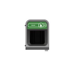 Rubbermaid Abfallsammelsystem Glas 57 l