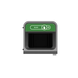 Rubbermaid Abfallsammelsystem Glas 87 l