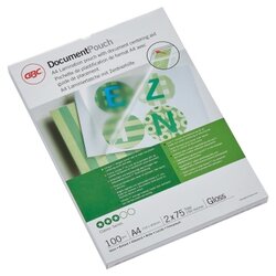 GBC® 3740400 Folientasche DocumentPouch DIN A4 150µm 100 St./Pack.