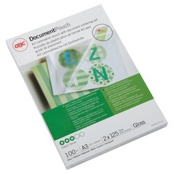 GBC® 3200725 Folientasche DocumentPouch DIN A3 125mic 100 St./Pack.
