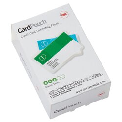 GBC® 3740300 Folientasche CardPouch 54x86mm 125mic 100 St./Pack.