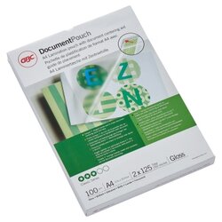 GBC® 3200723 Folientasche DocumentPouch DIN A4 125mic 100 St./Pack.