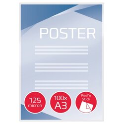 GBC® 3747236 Folientasche PeelnStickPouch DIN A3 125mic 100 St./Pack.
