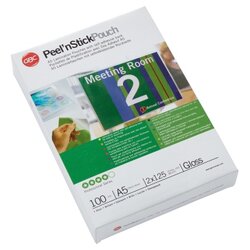 GBC® 3747244 Folientasche PeelNStickPouch DIN A5 125mic 100 St./Pack.