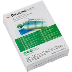 GBC® IB581076 Folientasche DocumentPouch DIN A7 100 St./Pack.