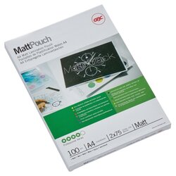 GBC® 3747240 Folientasche MattPouch DIN A4 75mic matt 100 St./Pack.
