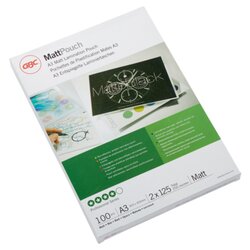 GBC® 3747235 Folientasche MattPouch DIN A3 125mic 100 St./Pack.