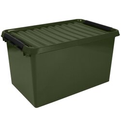 Sunware H6166252 Aufbewahrungsbox Q-line 62L grün