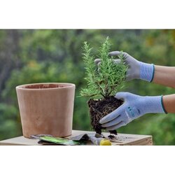 GEBOL Arbeitshandschuhe Upcycled SENSITIVE hellblau