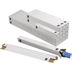 tidyPac® TP100.001 Versandhülse 500x65x65mm Wellkarton weiß