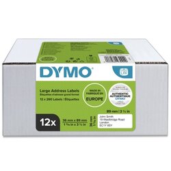 DYMO® 2093093 Adressetikett 36x89mm Rolle 260Etik. 12St.