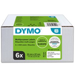 DYMO® 2093094 Vielzwecketikett 32x57mm 1.000St. 6 Rl./Pack.