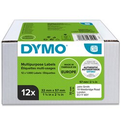DYMO® 2093095 Vielzwecketikett 32x57mm Rolle 1.000Etik. 12St.