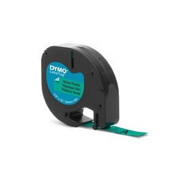 DYMO® S0721640 Schriftbandkassette LetraTag 12mmx4m sw auf gn