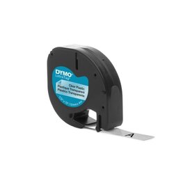 DYMO® S0721530 Schriftbandkassette LetraTag 12mmx4m sw auf tr