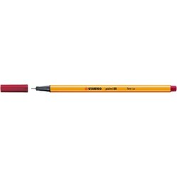 STABILO® 88/50 Fineliner point 88 0,4mm dunkelrot