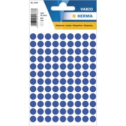 HERMA 1833 Markierungspunkt 8mm dunkelblau 540 St./Pack.