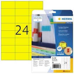HERMA 4466 Etikett SPECIAL 70x37mm gelb 480 St./Pack.