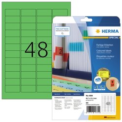 HERMA 4369 Etikett Special 45,7x21,2mm grün 960 St./Pack.