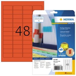 HERMA 4367 Etikett Special 45,7x21,2mm rot 960 St./Pack.