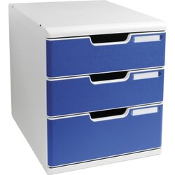 Exacompta 325003D Modulo A4 Classic 3Schübe l.gr/blau