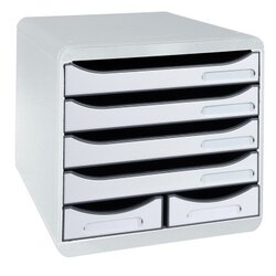 Exacompta 312740D Schubladenbox BIG BOX MAXI Office 6Schübe l.gr