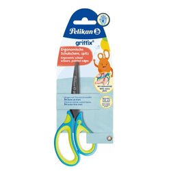 Pelikan 100401654 Pelikan Schulschere griffix SC1BRS RH Neon Fresh Blue