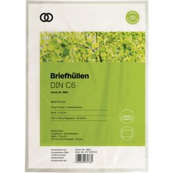 Soennecken 2883 Briefhülle oeco C6 oF sk weiß 50St.