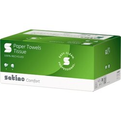 Satino by WEPA 277280 Papierhandtuch Comfort 25x41cm natur 24x96Bl.