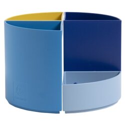 Exacompta 68202D Stifteköcher BeeBlue 4Fächer farbig