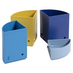Exacompta Stifteköcher THE QUARTER Bee Blue