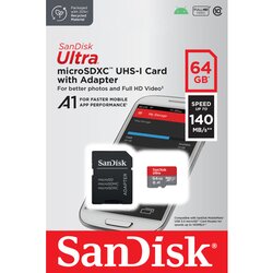 SanDisk Speicherkarte microSDXC Ultra® 64 Gbyte