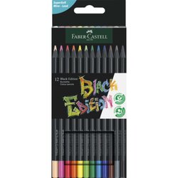 Faber-Castell 116412 Buntstift Black Edition sort 12St