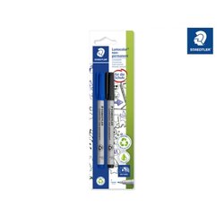 STAEDTLER® 316 ASBK2D Folienstift Lumocolor F nonperm sort. 2St.