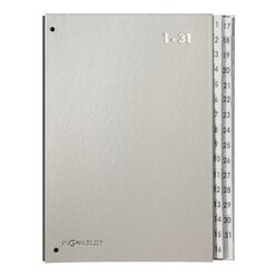 PAGNA 24329-14 Pultordner DIN A4 1-31 32Fächer Polyprpylen si