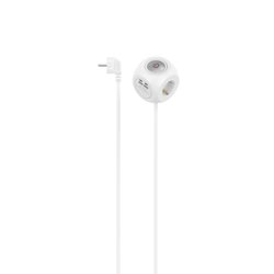 Hama 00223195 Steckdosenwürfel 3fach 1,4m ws 