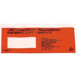 Neutralware 161276200 Dokumententasche Lieferschein  Rechnung C6 mF sk rt 250St