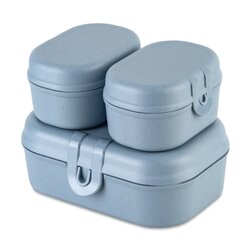 Koziol 7151716 Lunchbox-Set Pascal Mini blau 